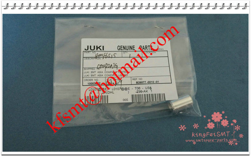 FX3 Coupling 40046515 Metal White SMT Parts Untuk JUKI Zevatech High Speed ​​Chip Shooter