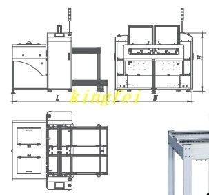 Beli NL-M-TN SMT Loader Unloader Mesin NG / OK Board Harvester pembuatan online