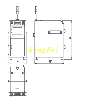 LV-350W-TN SMT Mesin Vacuum Suction Plate Loading Machine Loader Unloader