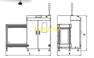 SMT PCB Magazine Rack Loader dan Unloader