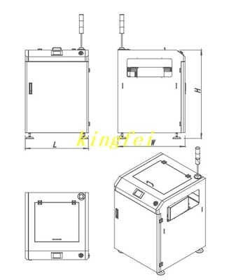 SMT Line Loader Unloader Machine Corner Machine Mesin PCB Conveyor