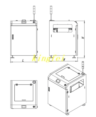 SMT Line Loader Unloader Machine Corner Machine Mesin PCB Conveyor