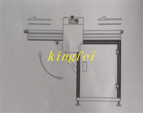 Konveyor pintu jatuhkan mesin jalur SMT LC-400W-N