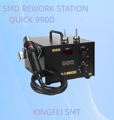 Microcomputer Digital Display SMD Rework Station 990D 990A Stasiun Udara Panas Cepat