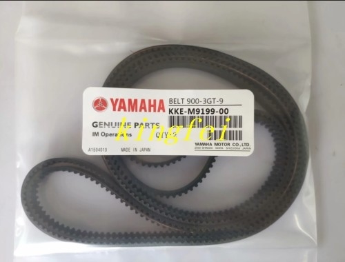 YAMAHA KKE-M9199-00 BELT 900-3GT-9 YS24 sabuk sumbu U sabuk gear hitam YAMAHA Aksesoris Mesin