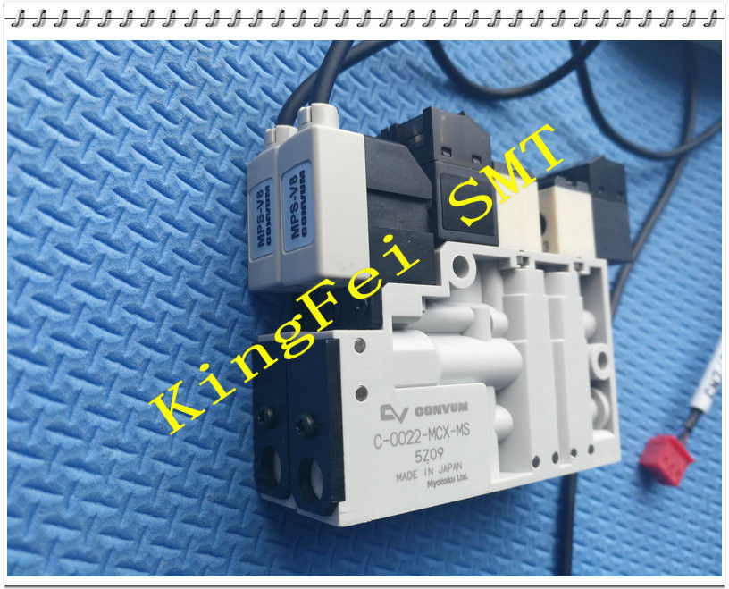 C-0022-MCX C-0023-MCX CONVUM SMC Solenoid Valve MPS-V8 V8X-AG-3B-JU Untuk JUKI 2050 Ejector